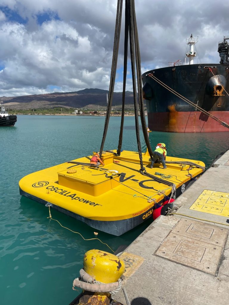 Oscilla Power TRITON wave energy converter industrial automation case study